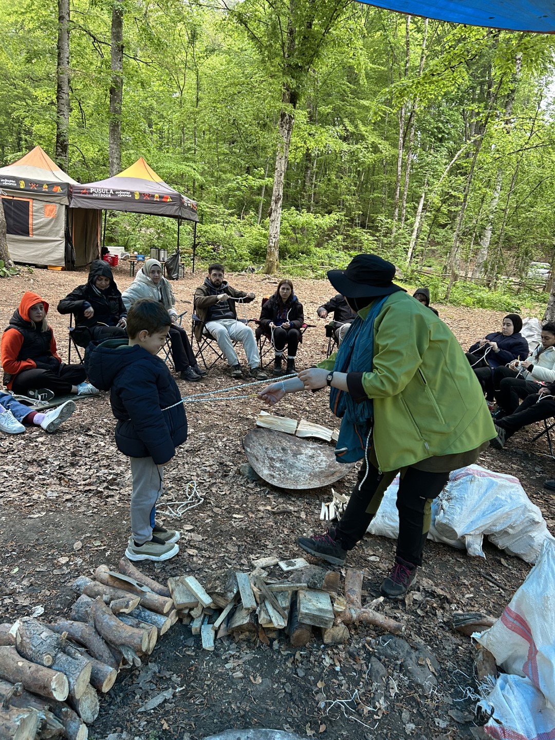 Düğüm bağlama eğitimi