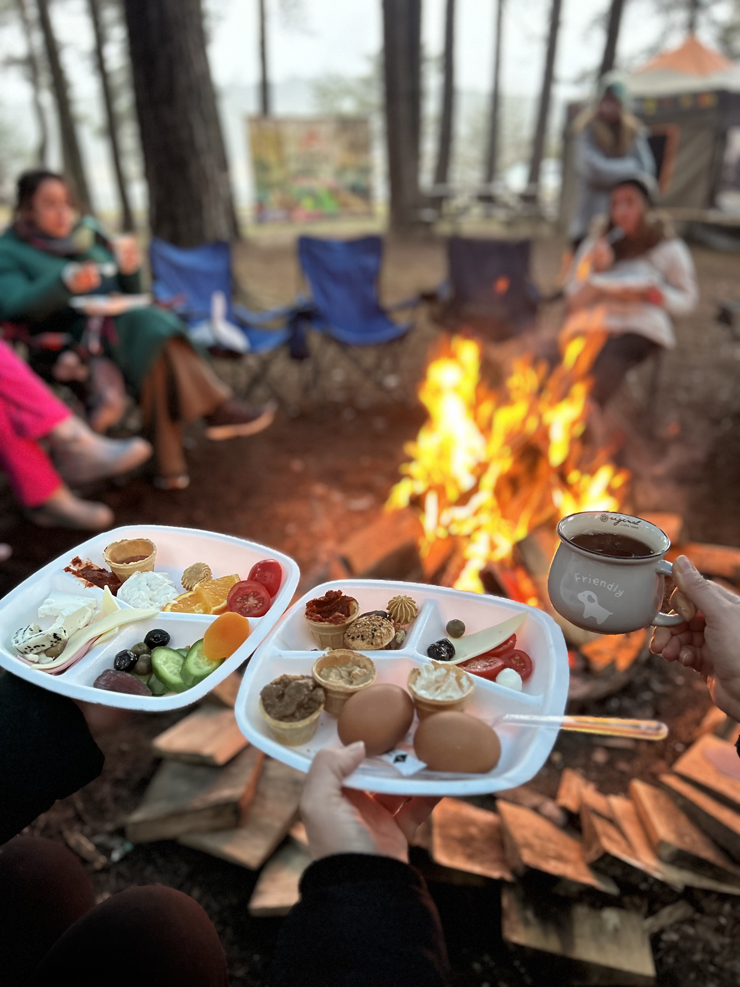Ateş Başında Kahvaltı
